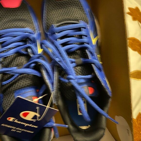 NWT Women’s Champion Running Shoes Blue Black Pink Size 9M V SRS Approach comfy - Picture 8 of 12